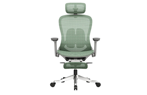 silla de oficina alta ajustable con reposapiés